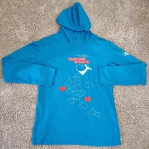 Mermaid Athlete Long Sleeve Tee w/Hood
